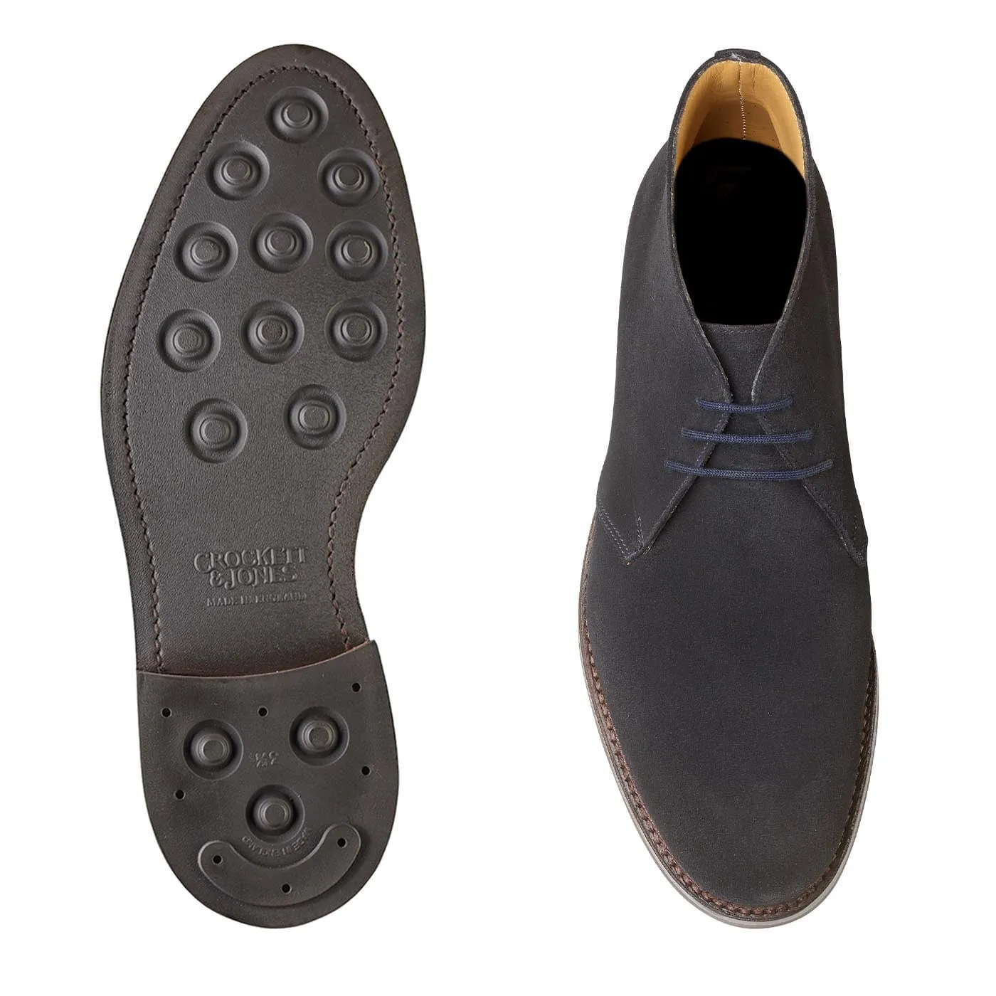 Shock absorption Chiltern Navy Suede