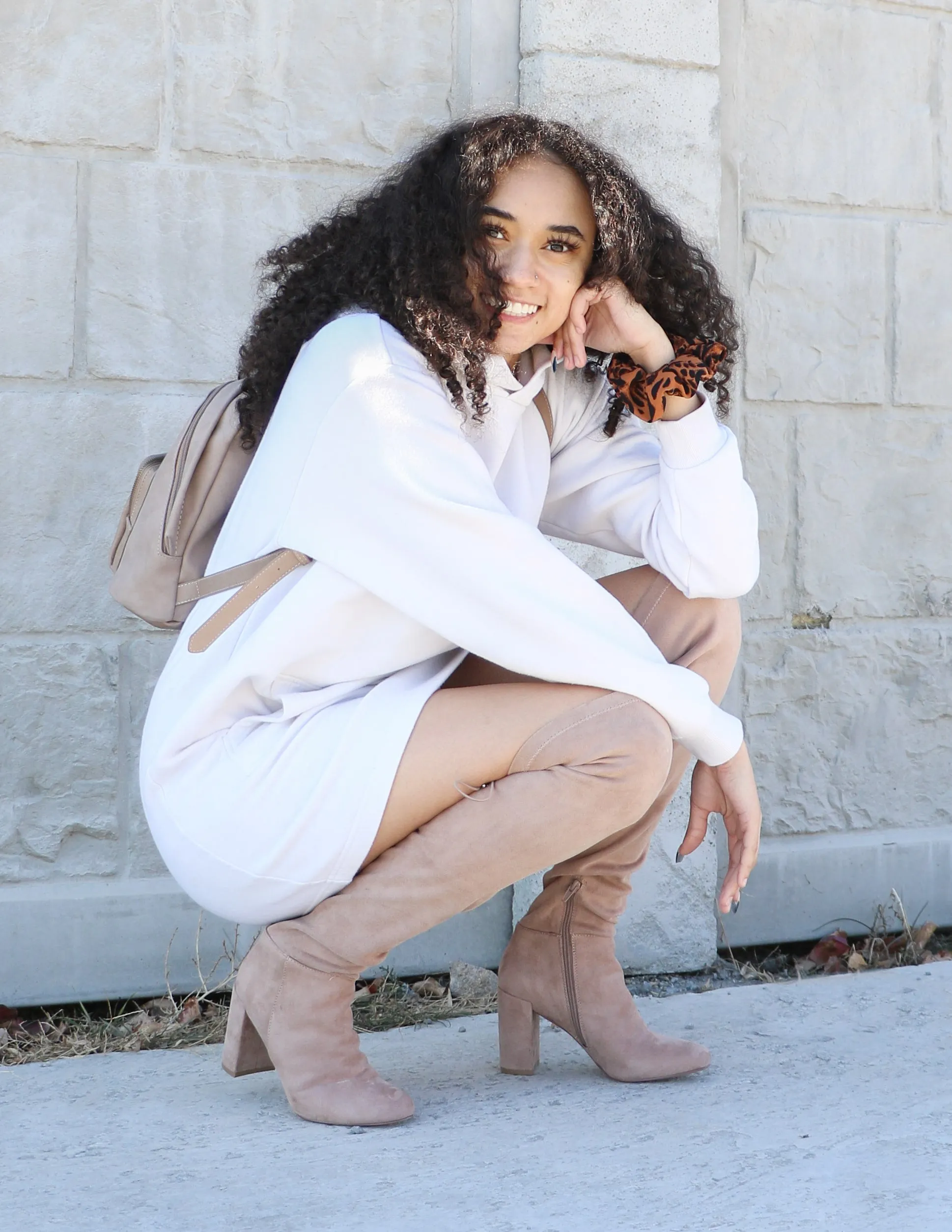 CHINESE LAUNDRY She's Tall That Boot - Taupe