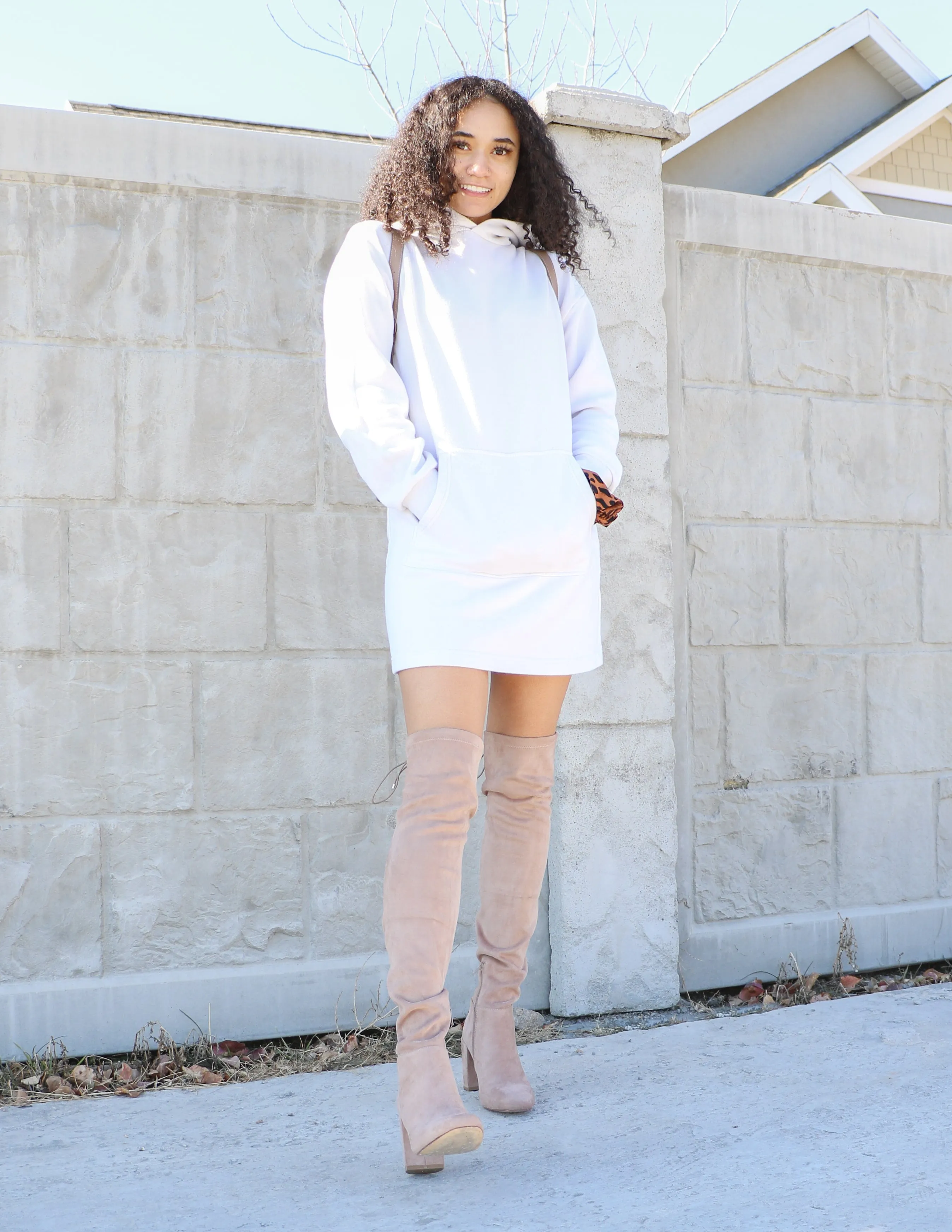 CHINESE LAUNDRY She's Tall That Boot - Taupe