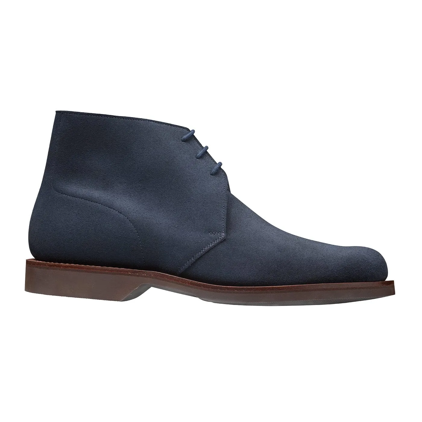 Moisture   Wicking Chukka 4 Indigo Reverse Butt Suede
