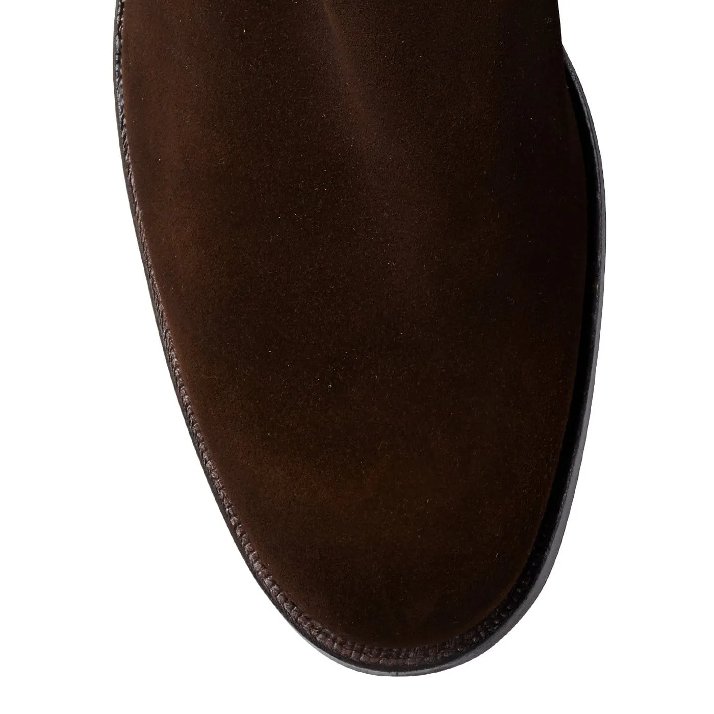 Abrasion Resistant Surface Orthopedic Design Chukka Dark Brown Suede