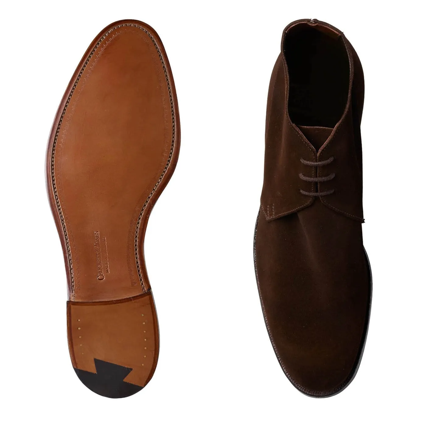 High   Performance Urban Fit Chukka Dark Brown Suede