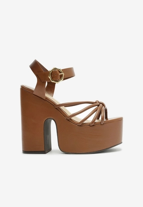 Closet Core Concert Mood Mahi Cutout & Nappa Sandal