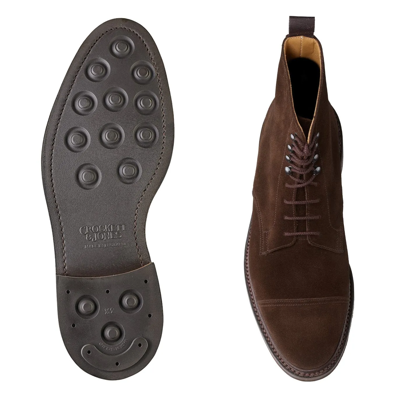 All Day Rainy Day Coniston Dark Brown Suede