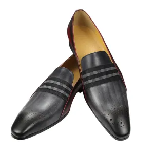 Classic Double Color Loafer Professional Shoes
