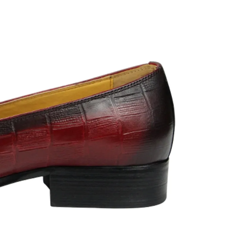 Classic Double Color Loafer Professional Shoes