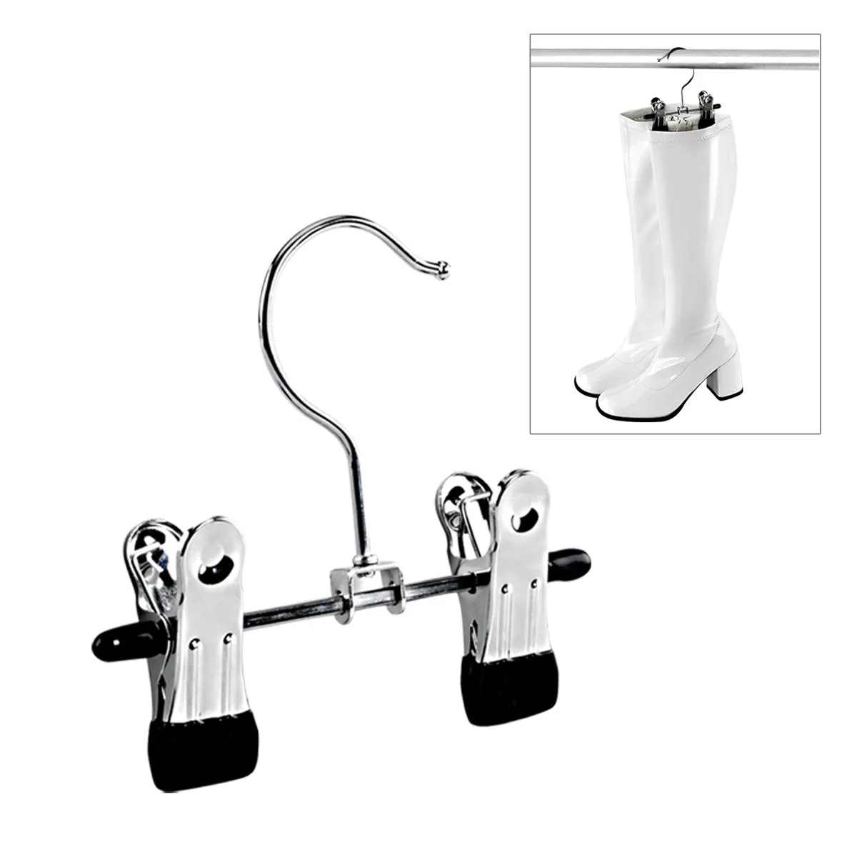 Classic Knee Boots with 6-inch Stiletto Heels and No Platform DOMINA-2000