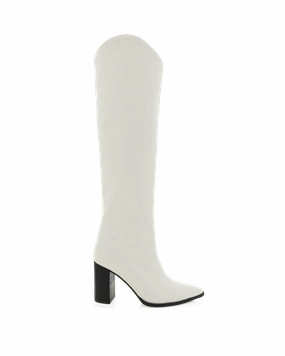 Adjustable buckle Quick Dry Materials GABRIEL - WHITE CROC-BLACK