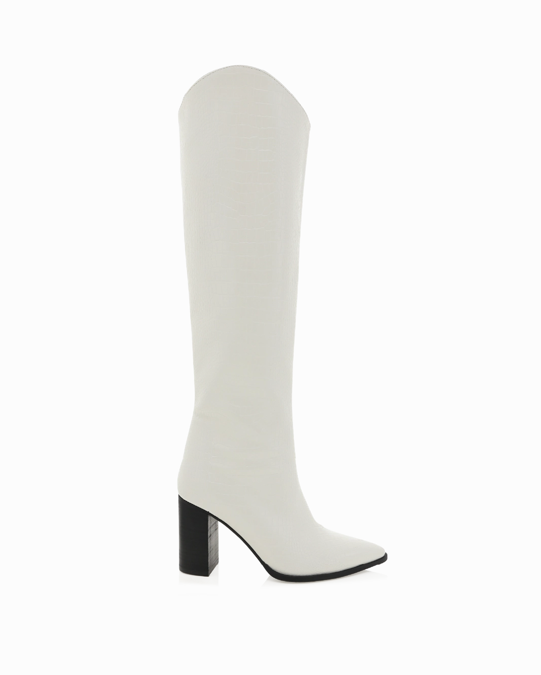 Adjustable buckle Quick Dry Materials GABRIEL - WHITE CROC-BLACK