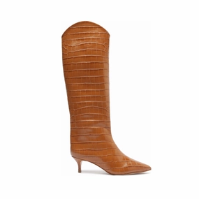 Wild Trek Maryana Lo Crocodile-Embossed Leather Boot
