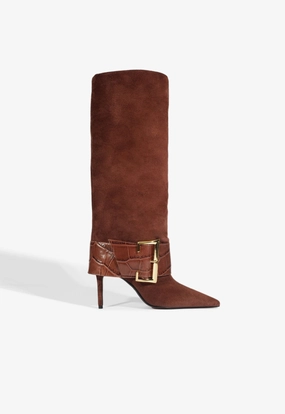 Beatrix Suede Boot Ocean Edge