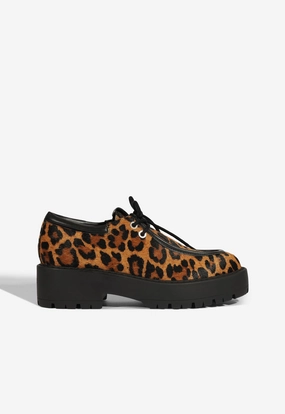 Silent Walk Cia Hair Calf Flat