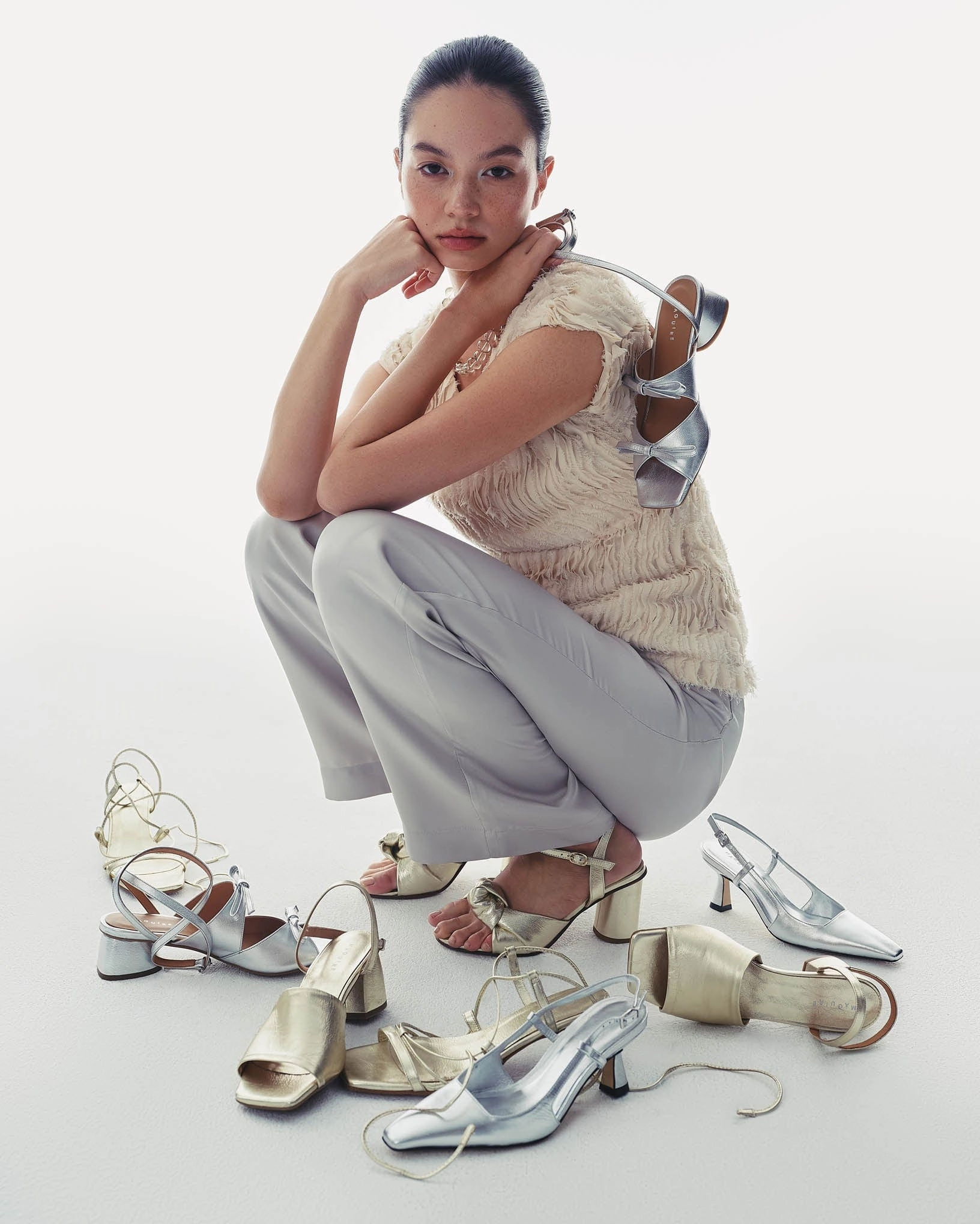 Block Boot Patent Leather Noto Gold Heel