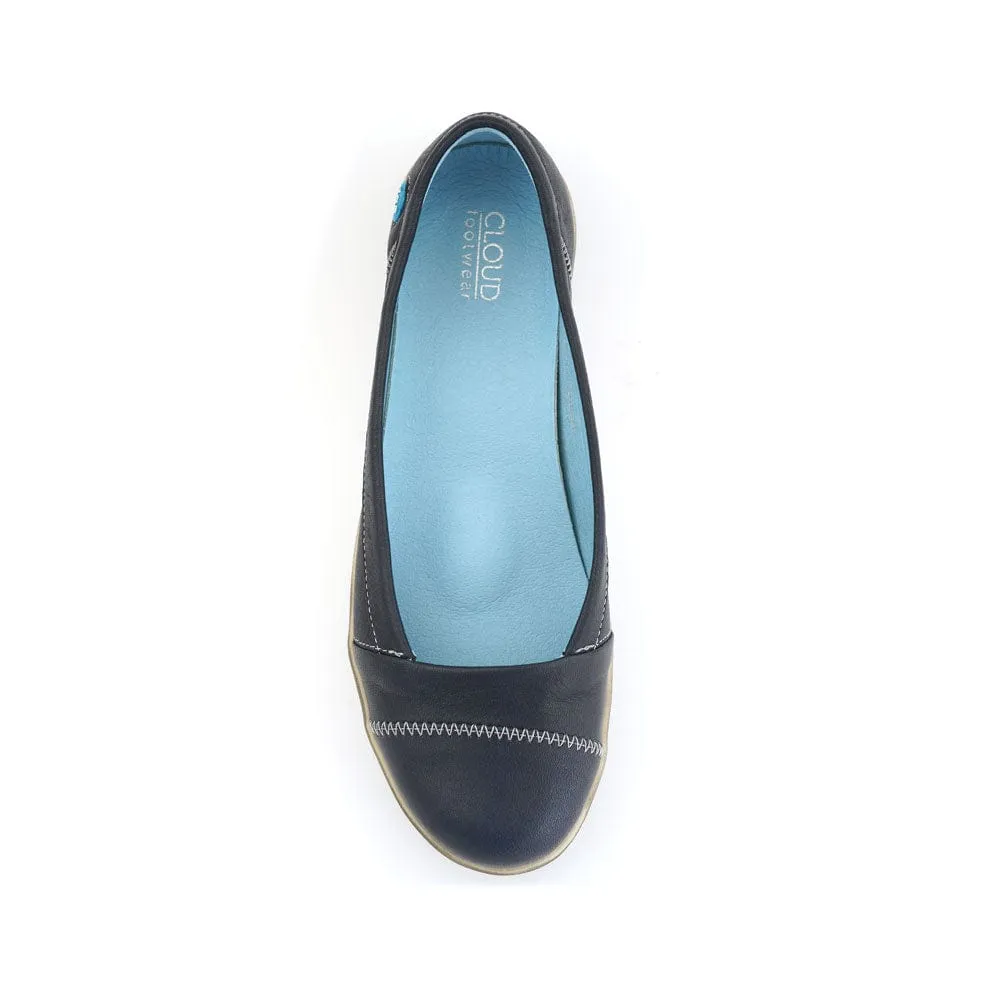 Cloud Footwear Women's Acacia Flats- Blue
