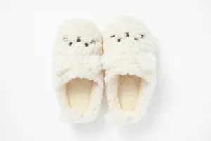 Cloud Slippers: Beige Cat