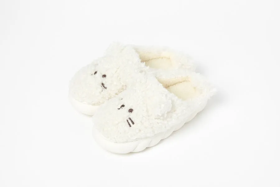 Cloud Slippers: Beige Cat