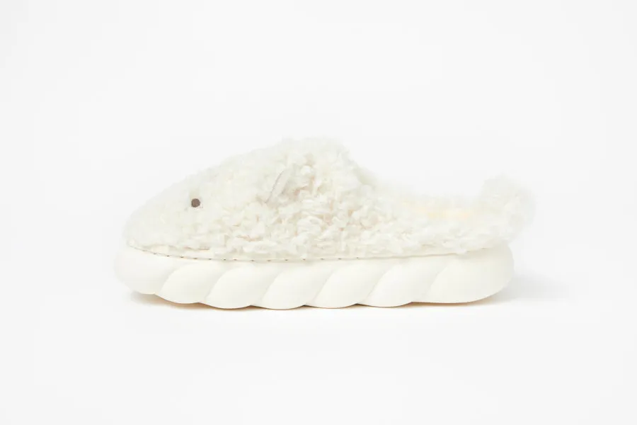 Cloud Slippers: Beige Cat