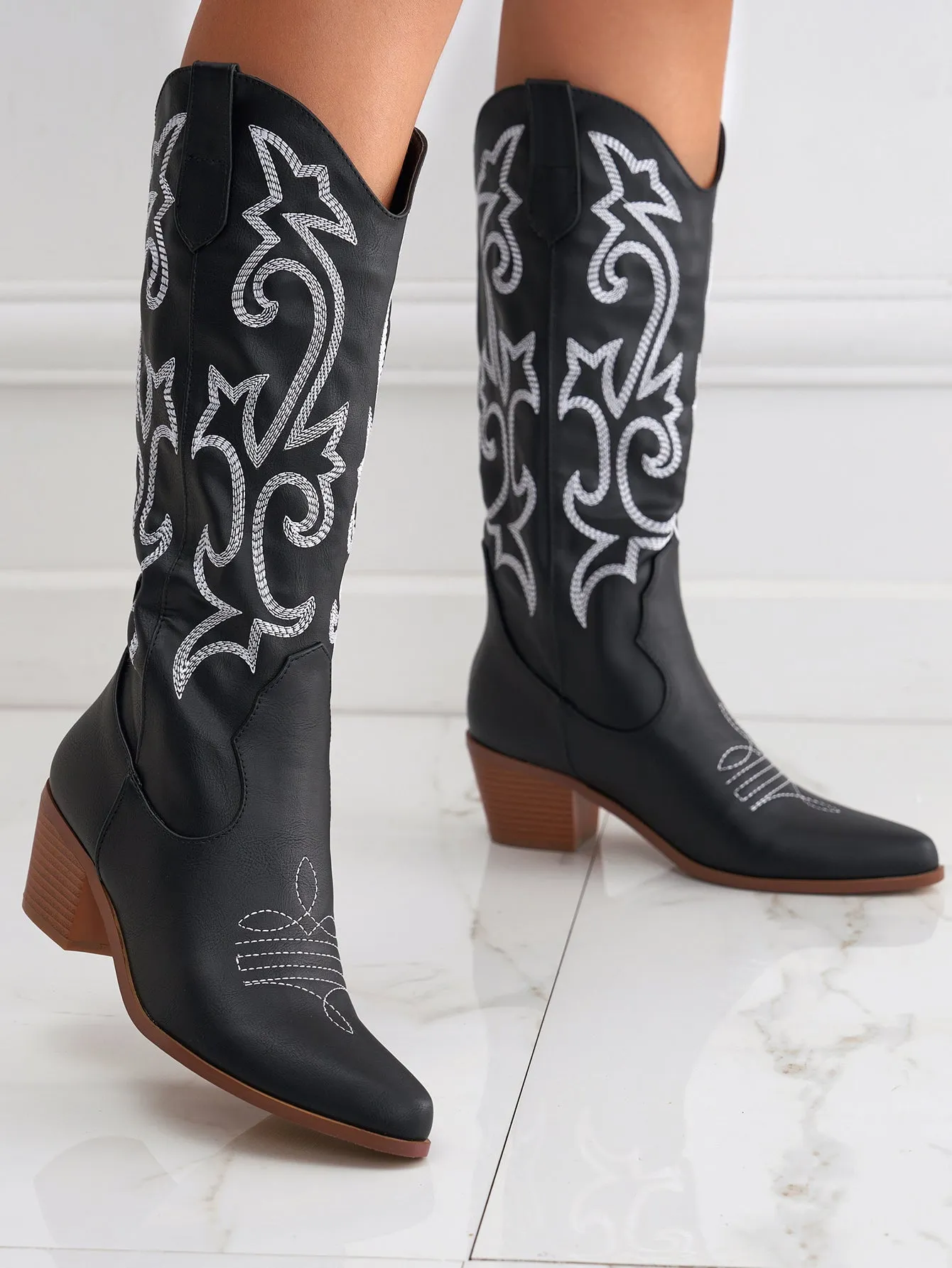 Clover Western Cowboy Boots