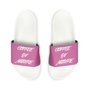 Coffee In Nature Women's PU Slide Sandals