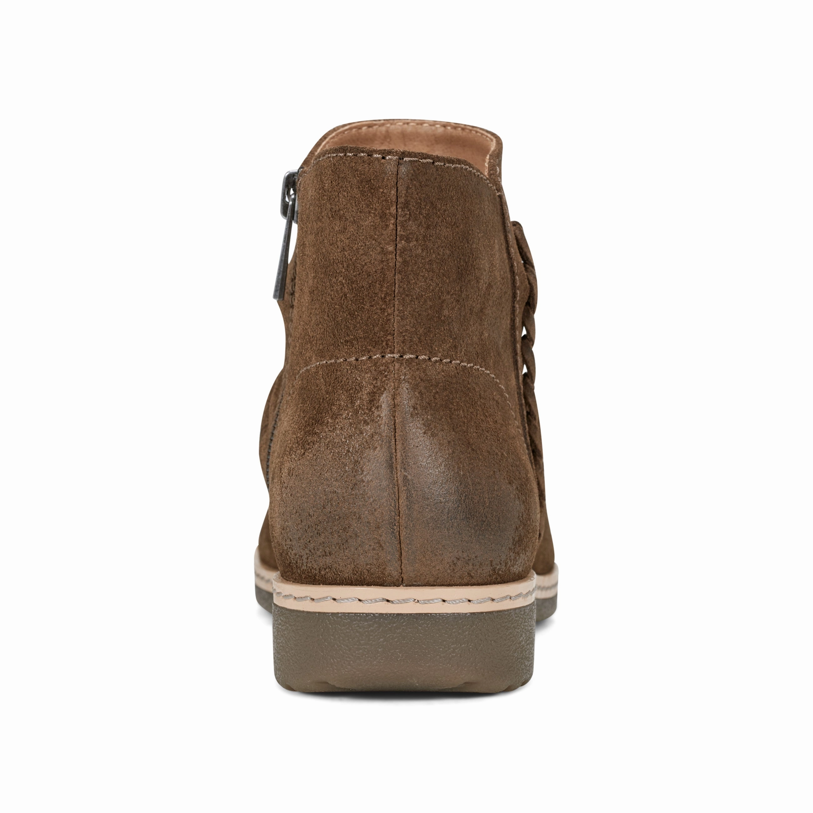Hilaree Water Repellent Round Toe Ruched Casual Booties Urban Fashion