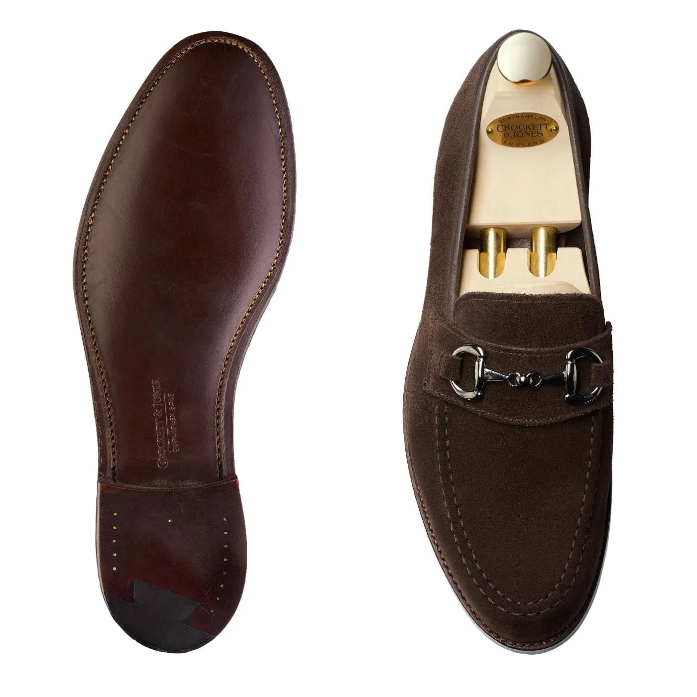Finchley 2 Dark Oak Suede Formal Mode