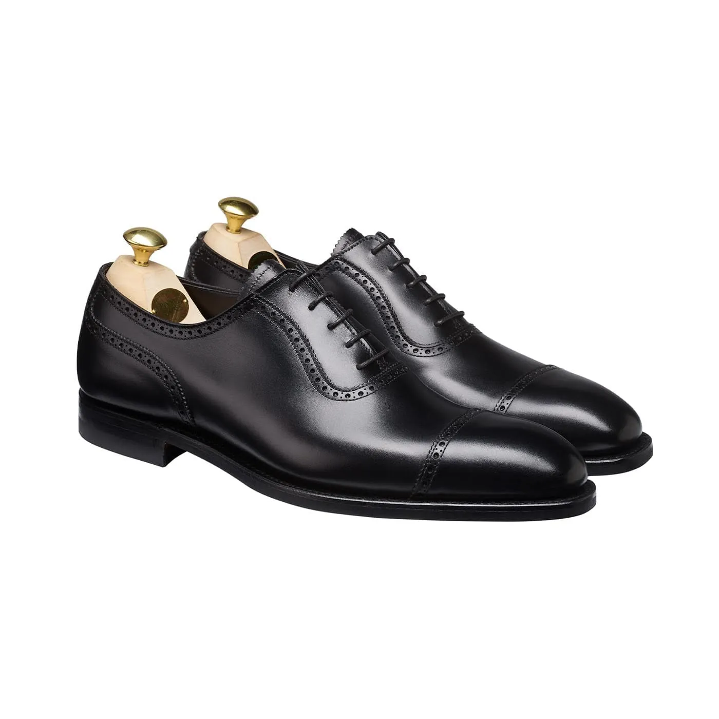 Shine Silver Albany 4 Black Calf
