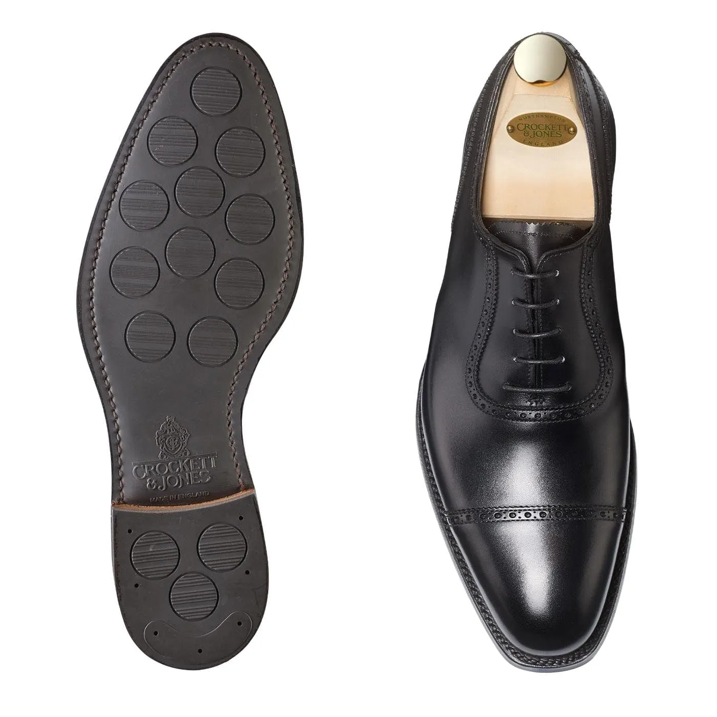 Albany 4 Black Calf Feather Light Modern Commuters
