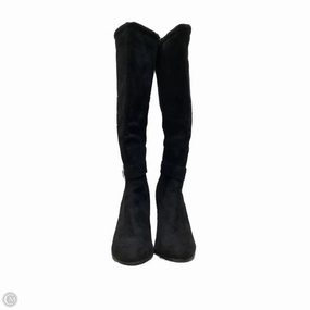 LaceUp Functional And Fashionable Boots Knee Heels By Clothes Mentor In Black, Size: 10