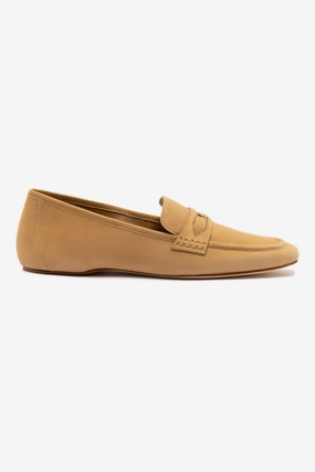 Tide Step Forest Step Suki Flat Loafer In Peanut Suede