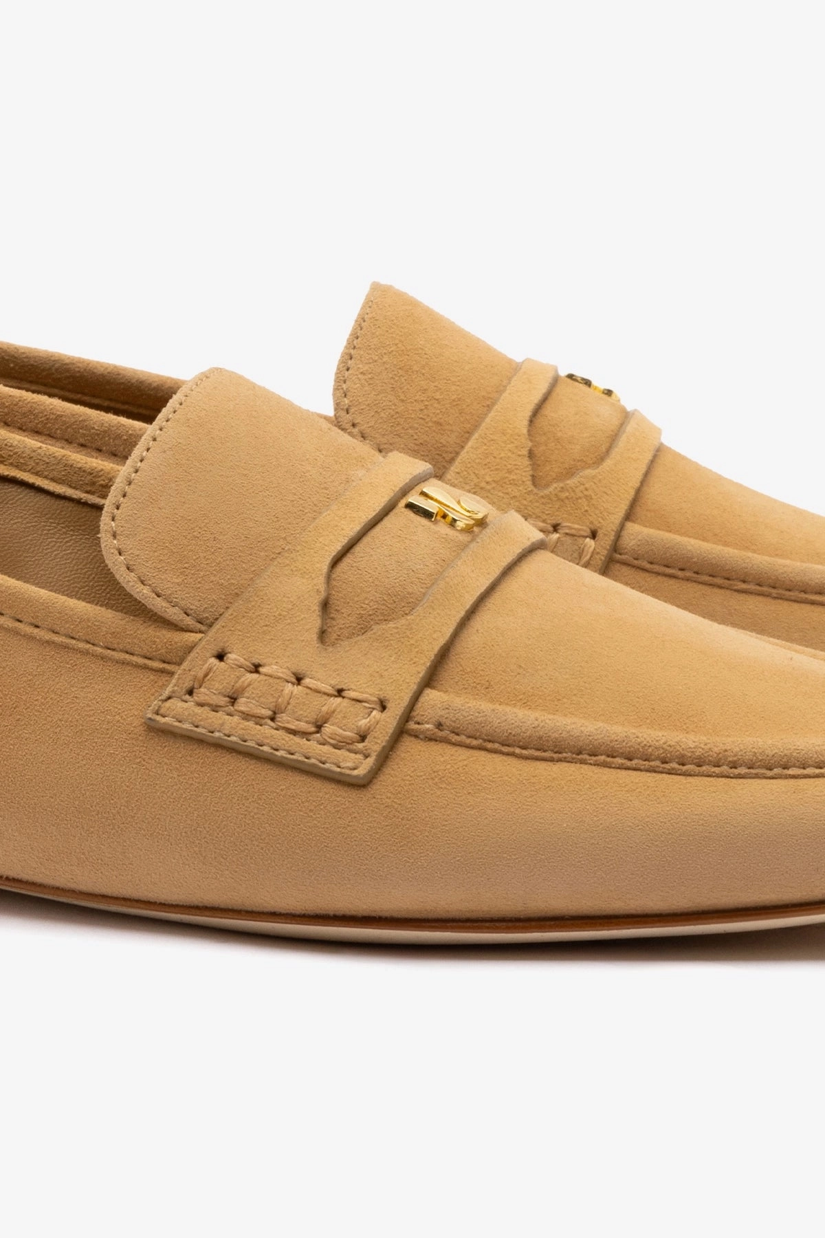 Perfect Walk Flat Heel Suki Flat Loafer In Peanut Suede
