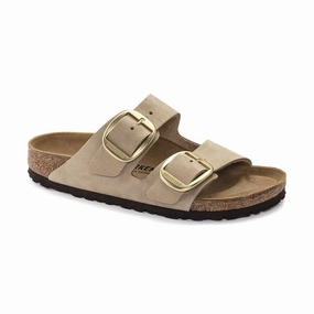 Women's Arizona Big Buckle Narrow Sandcastle Nubuck Slip Off