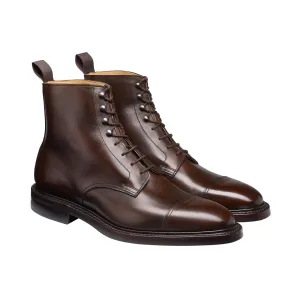 Argyll Dark Brown Wax Calf Pastel Glow