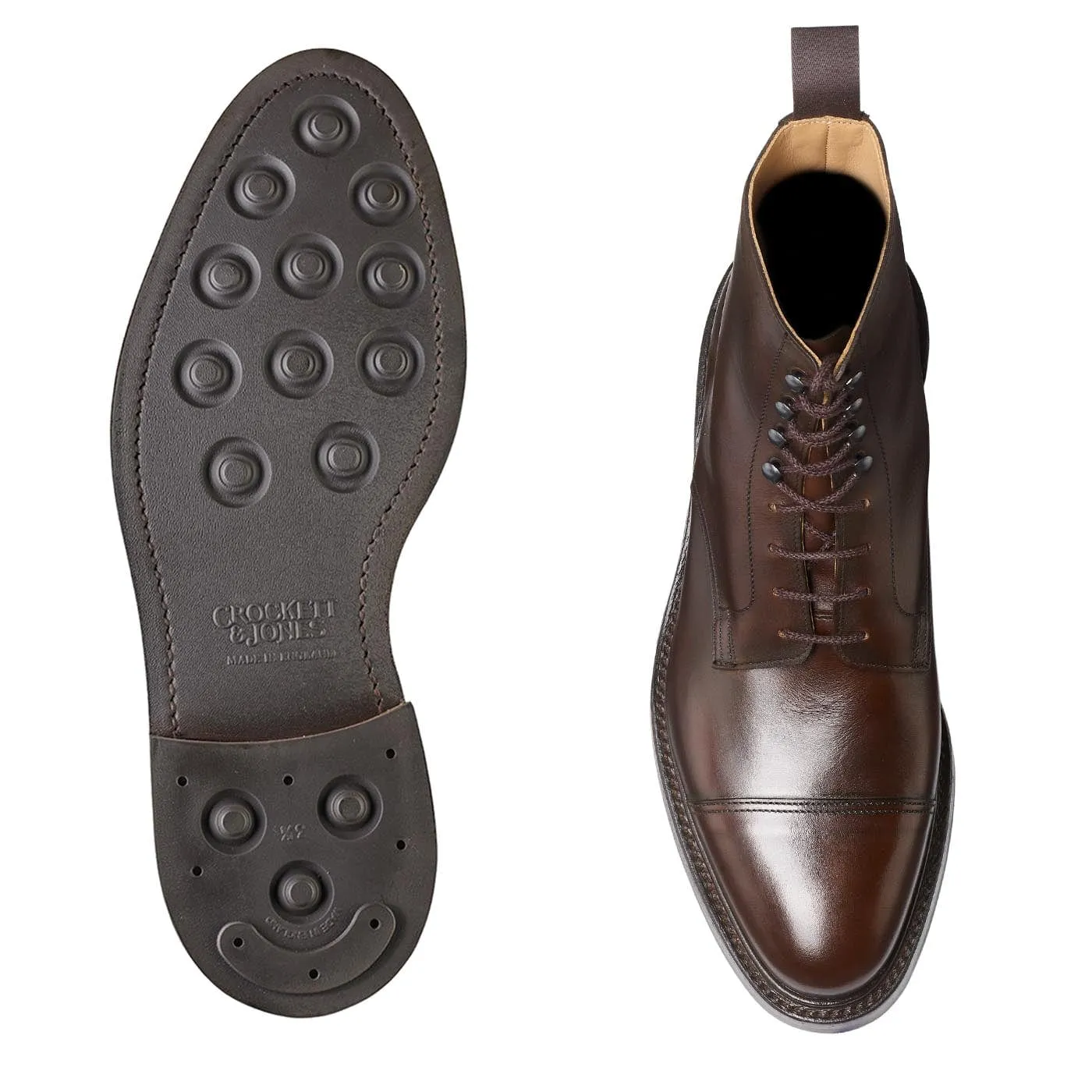 Anti-static Running Comfort Argyll Dark Brown Wax Calf