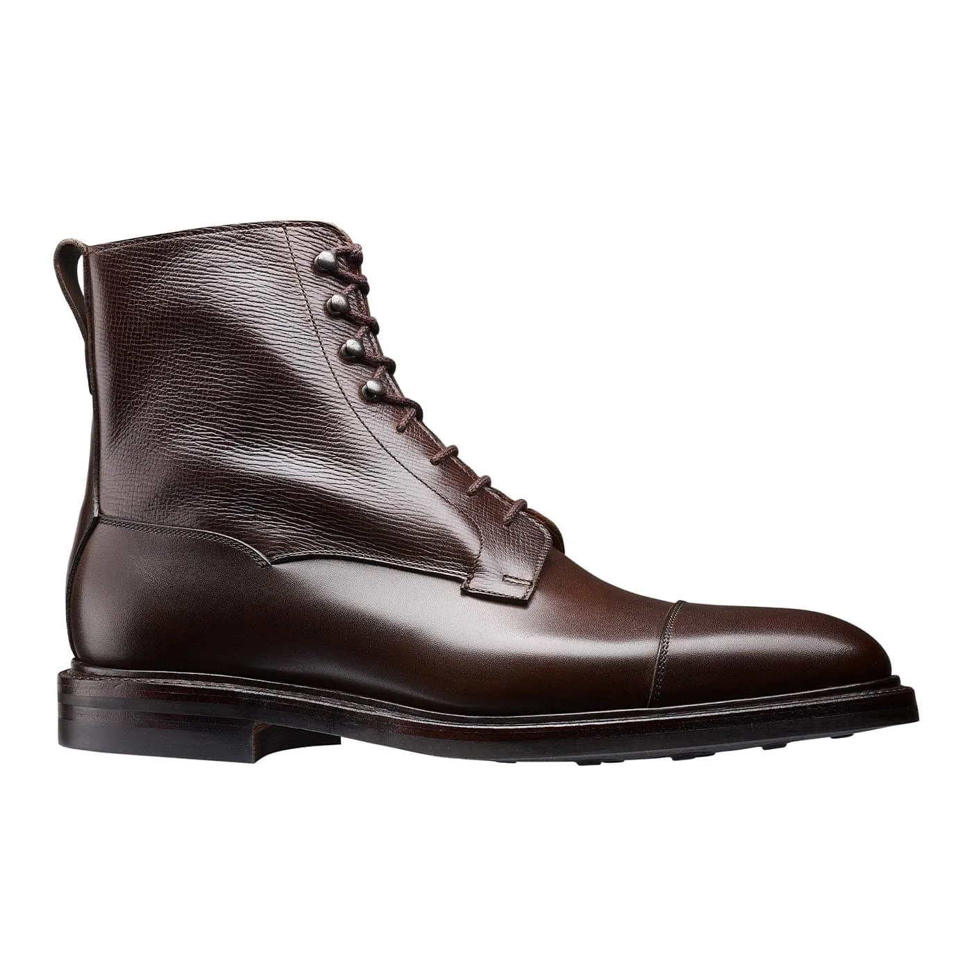 Comfort Lining Snowy Path orthopedic Perth Coffee Antique Calf & Dark Brown Willow Grain