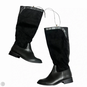 Boots Knee Heels By Liz Claiborne In Black, Size: 6 Freelancer Memory Foam Insert