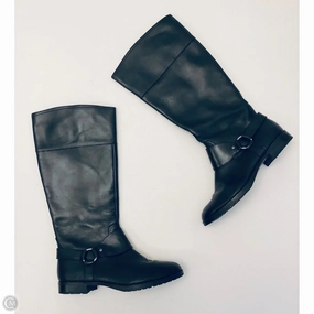 Boots Knee Heels By Lauren By Ralph Lauren In Black, Size: 9.5 Casual Wear