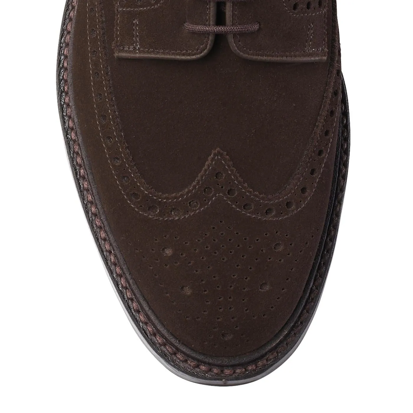 Morning Walk Pembroke Dark Brown Suede