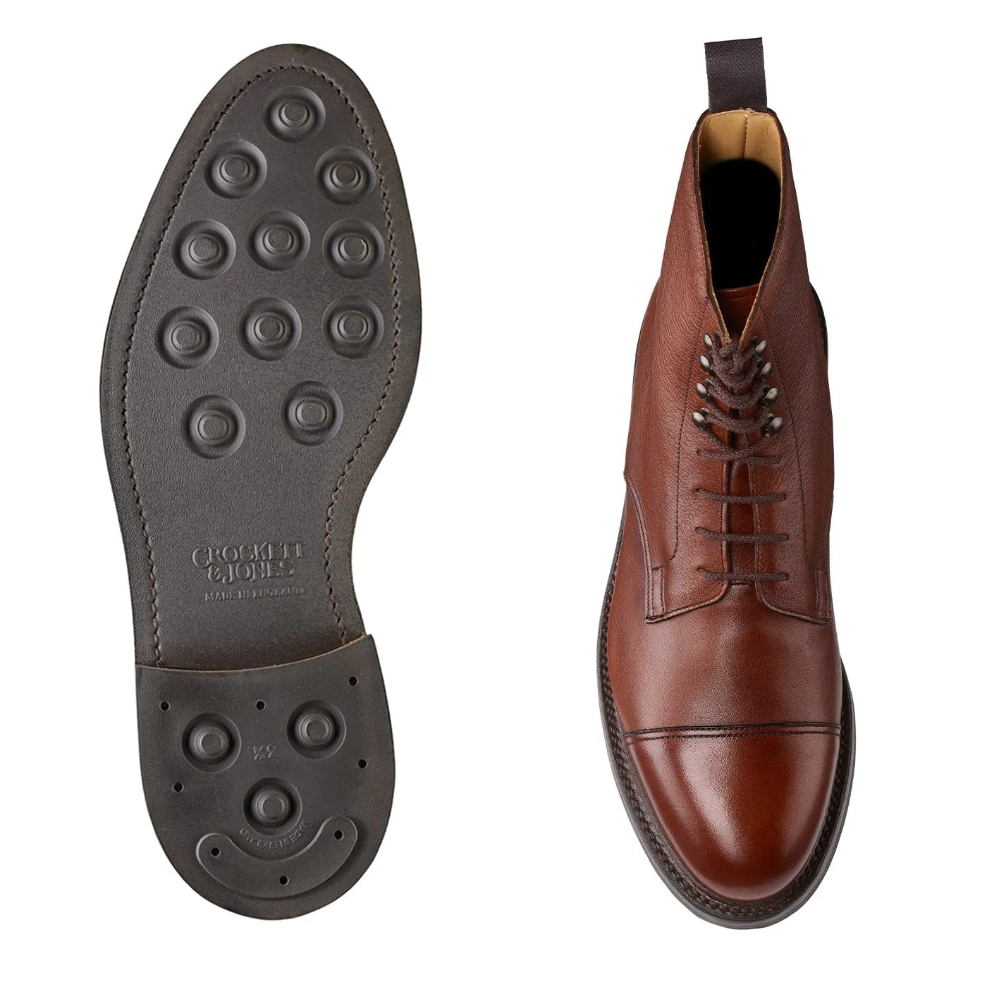 Coniston Chestnut Milled Calf Breathable Weather Resistant User