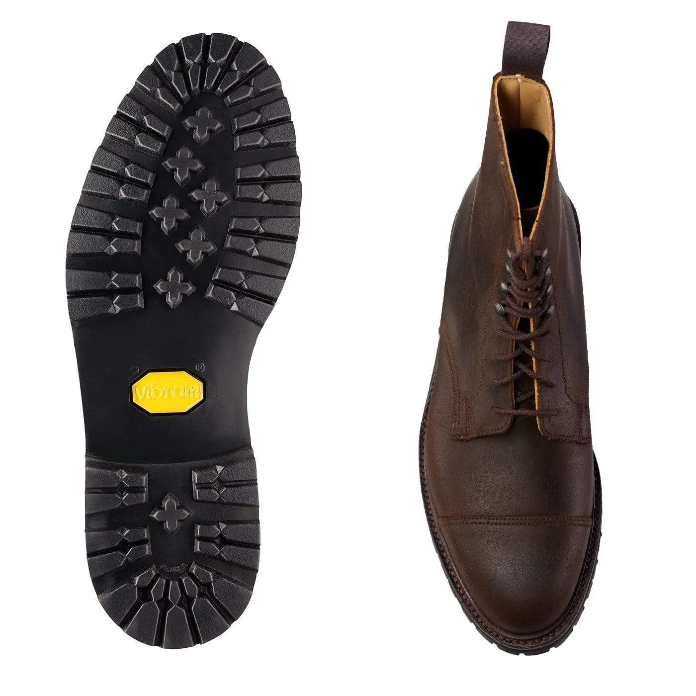 Coniston Dark Brown Rough-Out Suede (Cleated Sole) Show Stage