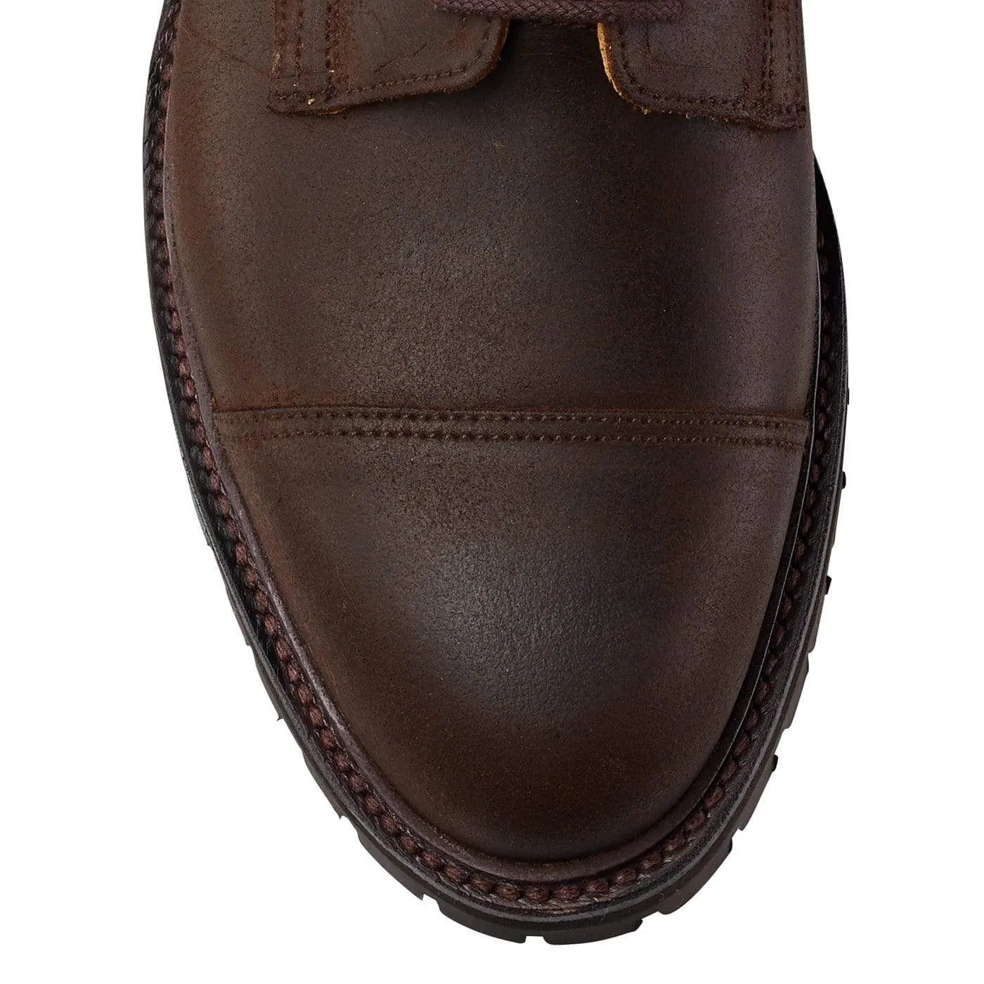 Coniston Dark Brown Rough-Out Suede (Cleated Sole) Canvas Cool