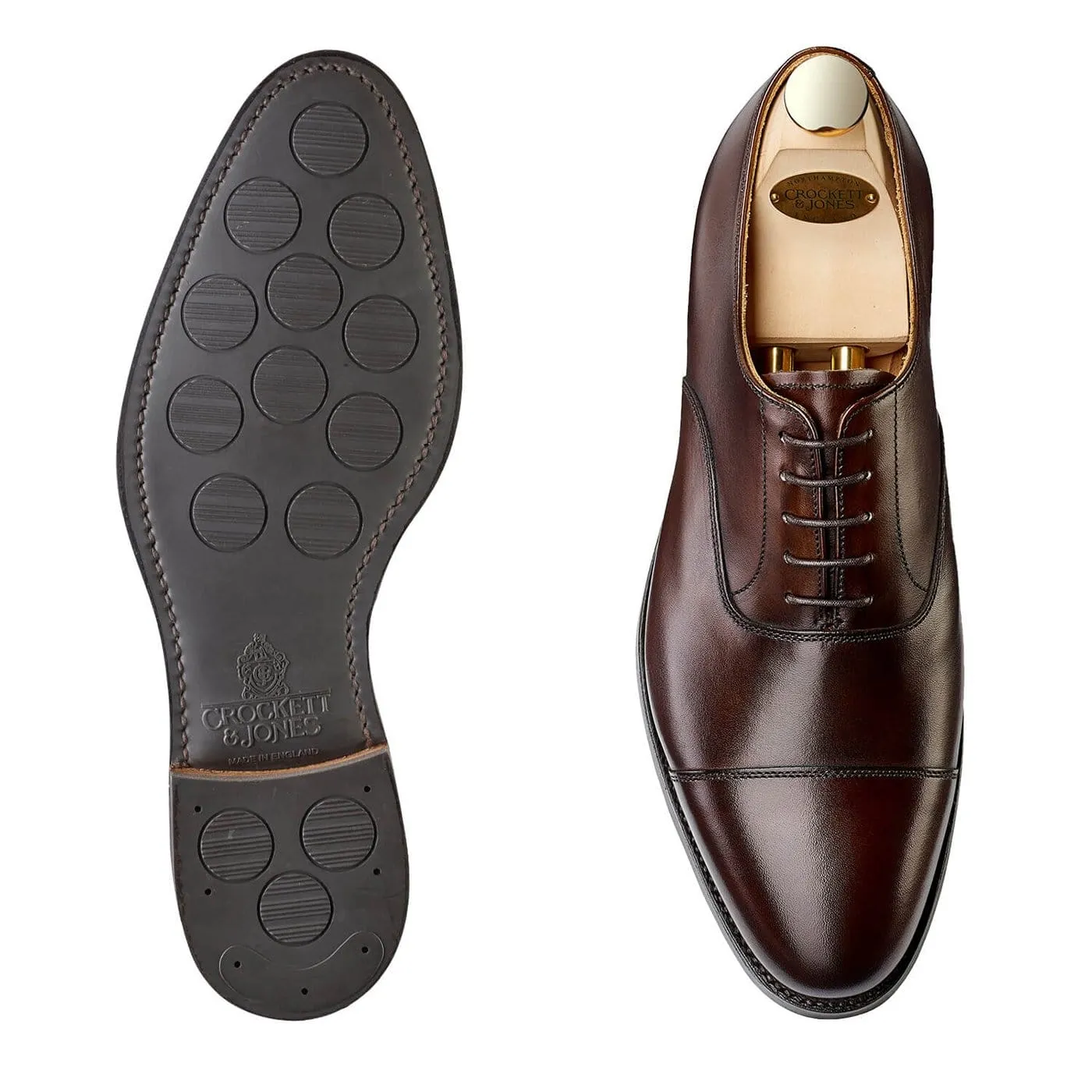 Pair Quick Soul Step Connaught 2 Dark Brown Burnished Calf (City Sole)