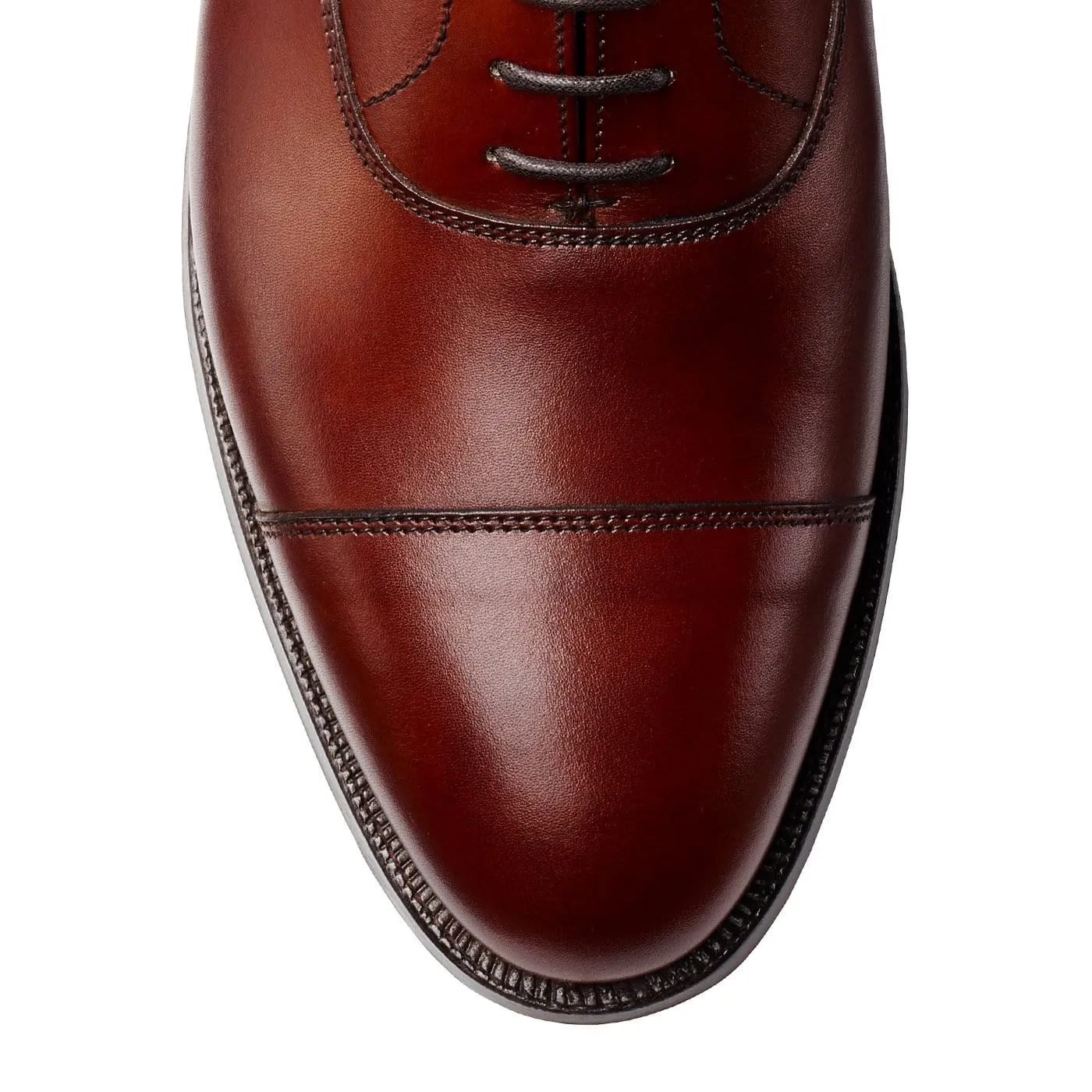 Orthopedic Footbed System Connaught Chestnut Burnished Calf