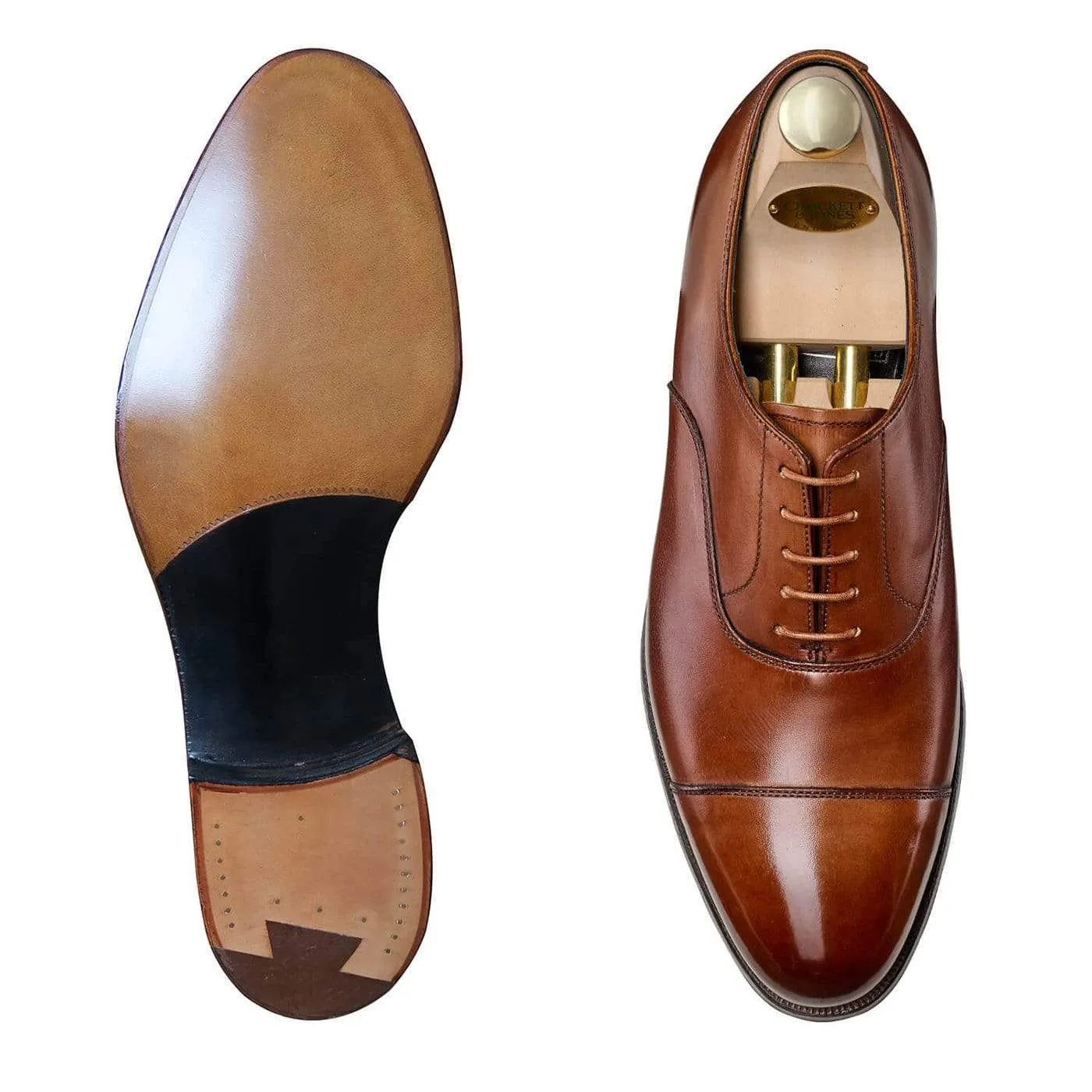 mesh construction Connaught Tan Antique Calf