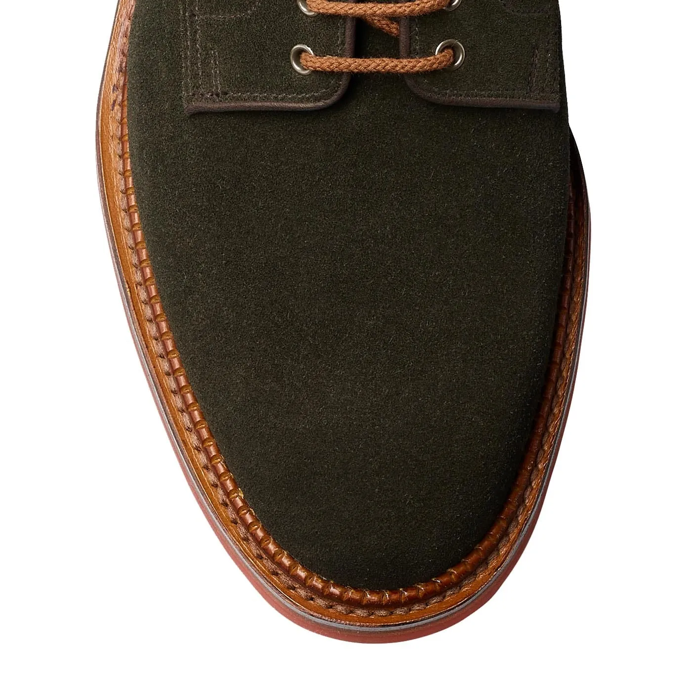 Cornell Earth Green Suede Comfort Shank Trendy