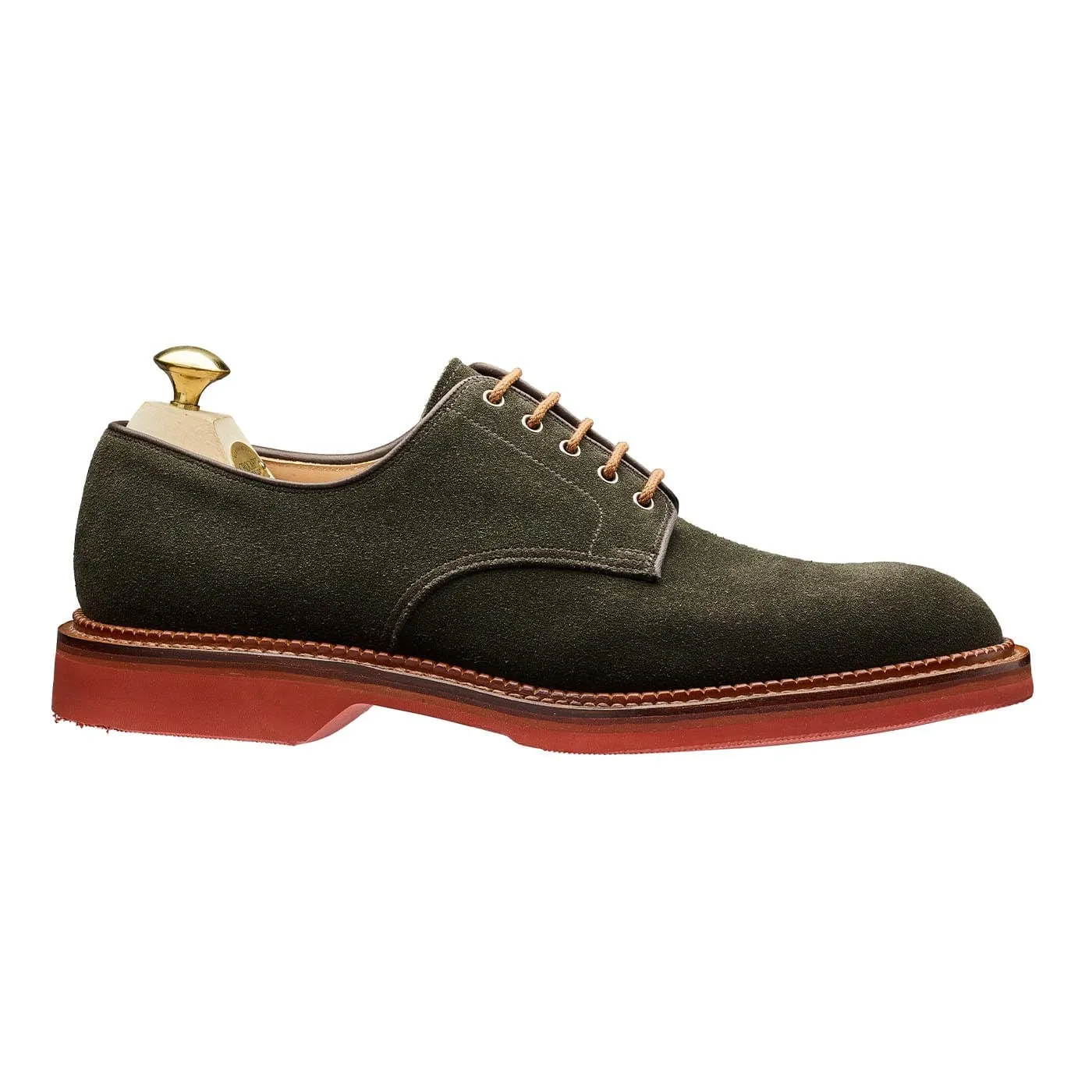 Firm Ground Cornell Earth Green Suede