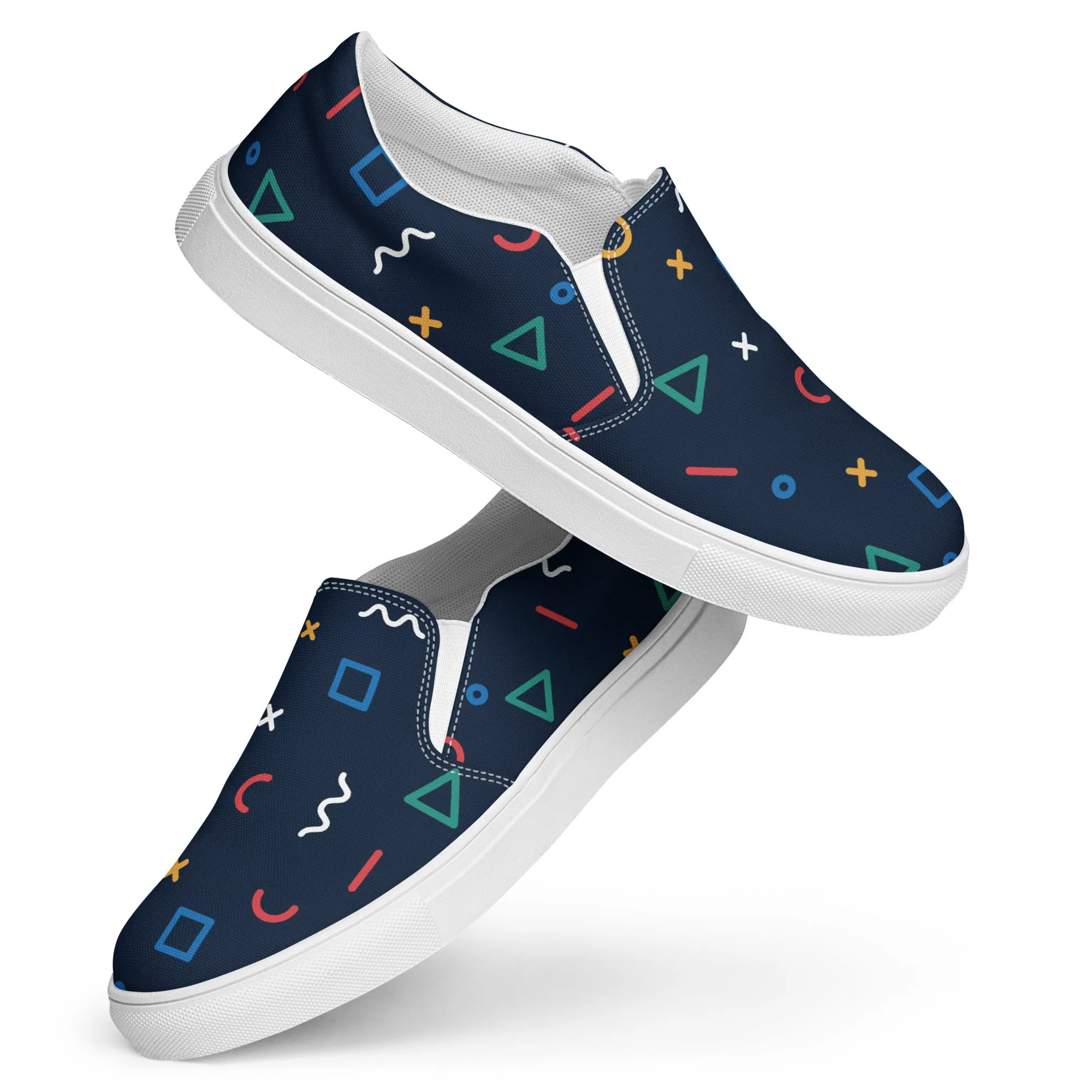 COSMIC Men’s Slip-On Canvas Shoes