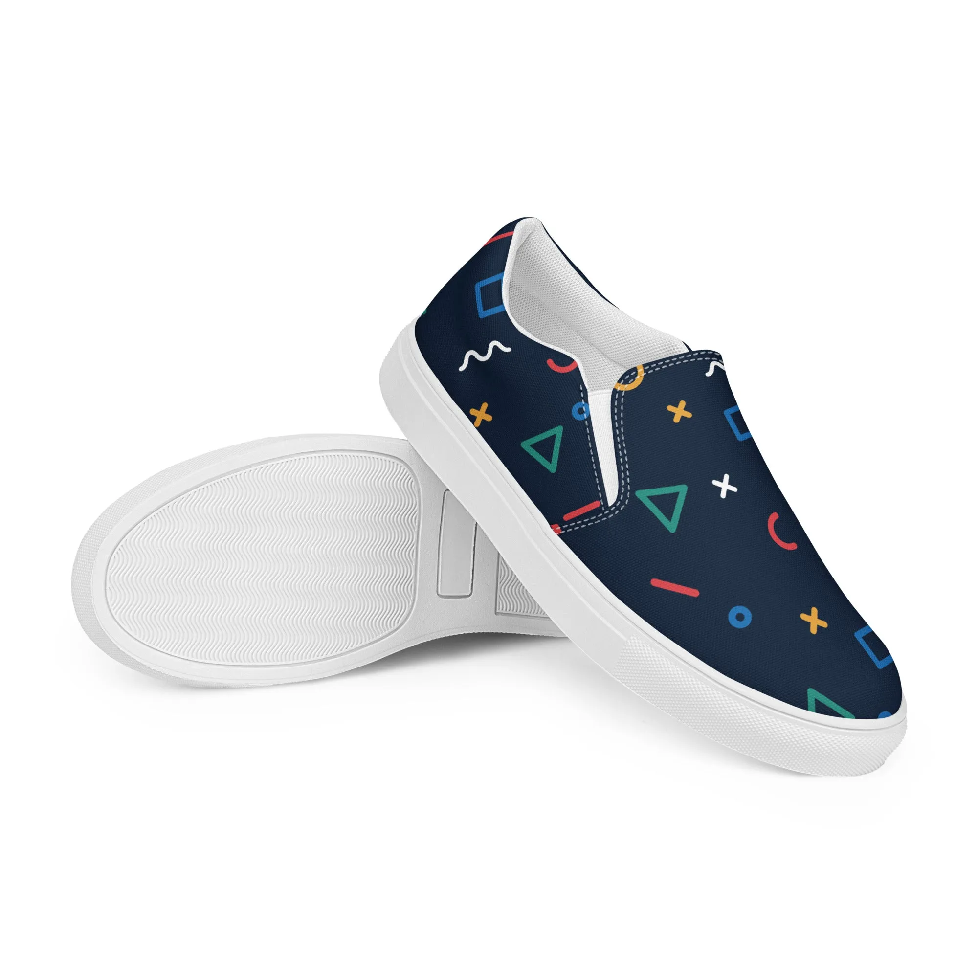 COSMIC Men’s Slip-On Canvas Shoes