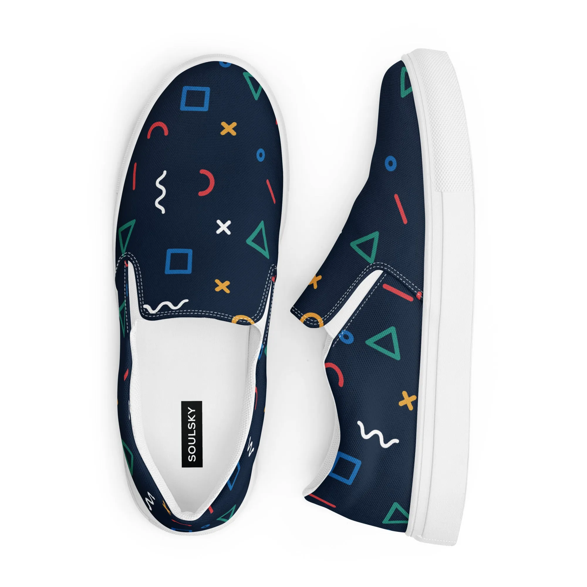 COSMIC Men’s Slip-On Canvas Shoes