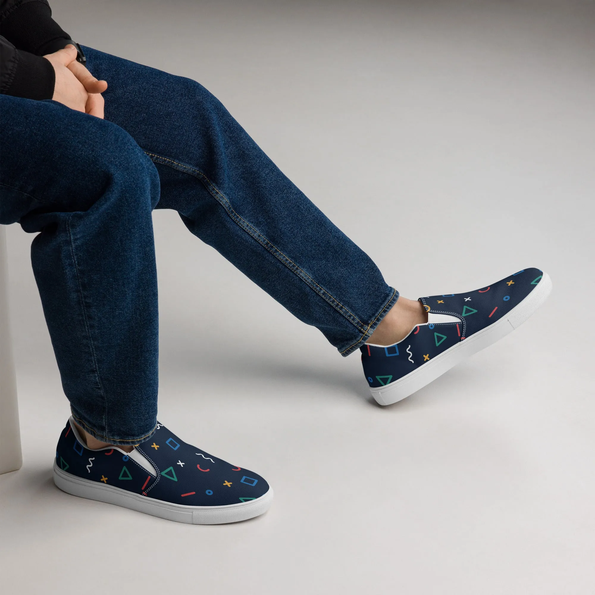 COSMIC Men’s Slip-On Canvas Shoes