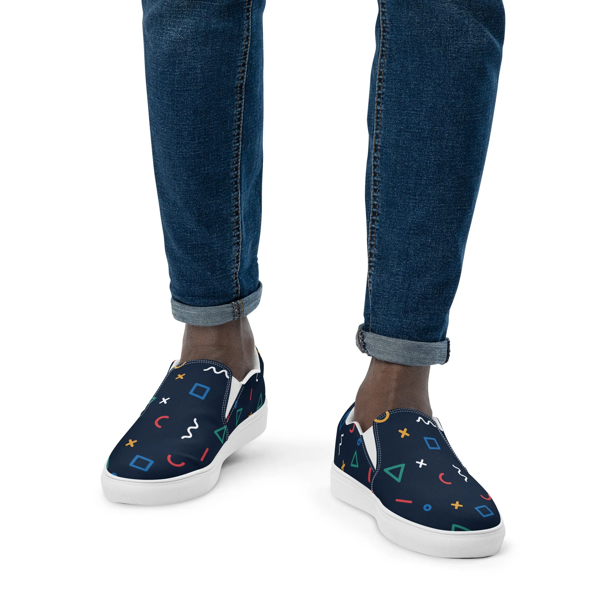 COSMIC Men’s Slip-On Canvas Shoes